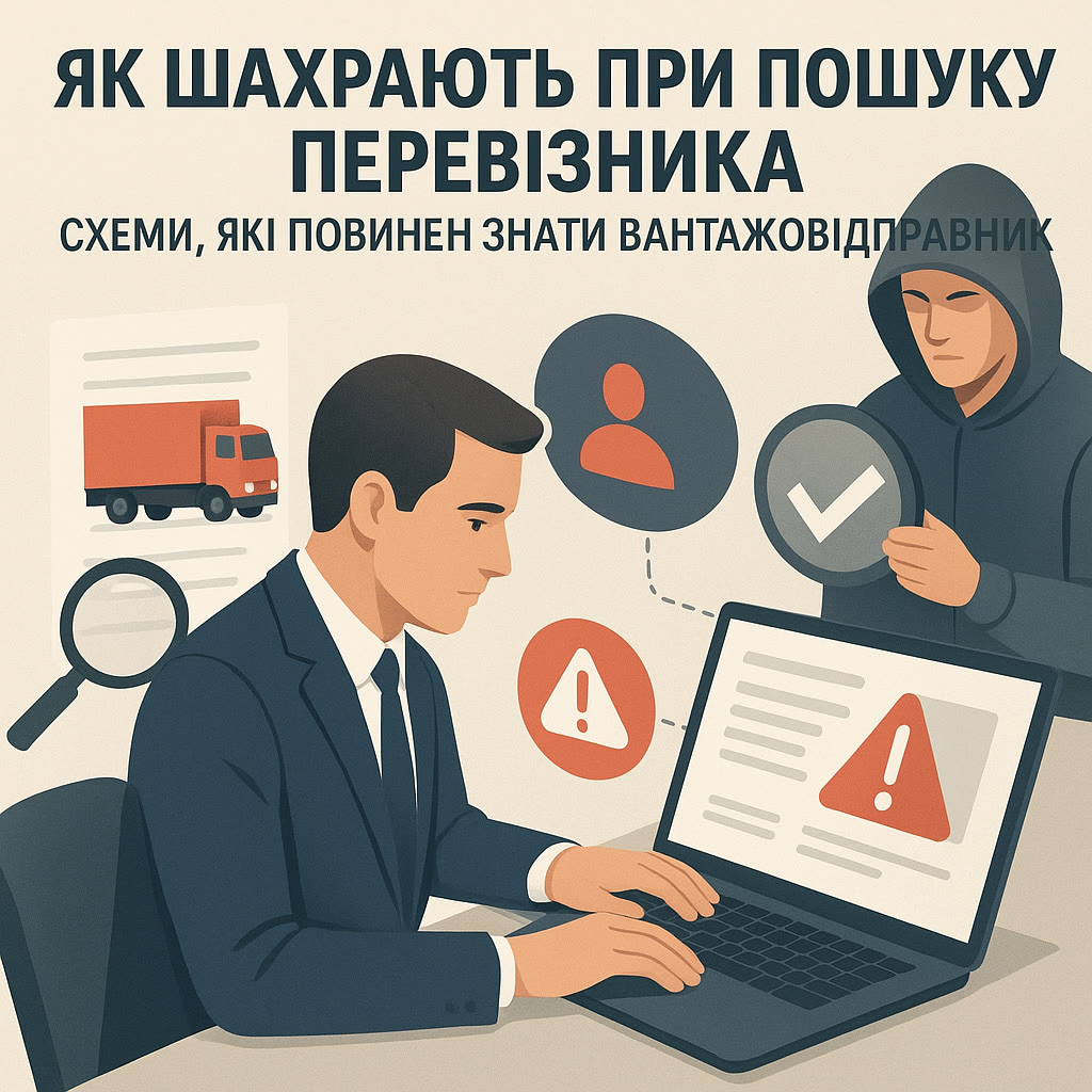 Грузоотправитель проверяет перевозчика онлайн и замечает признаки мошенничества